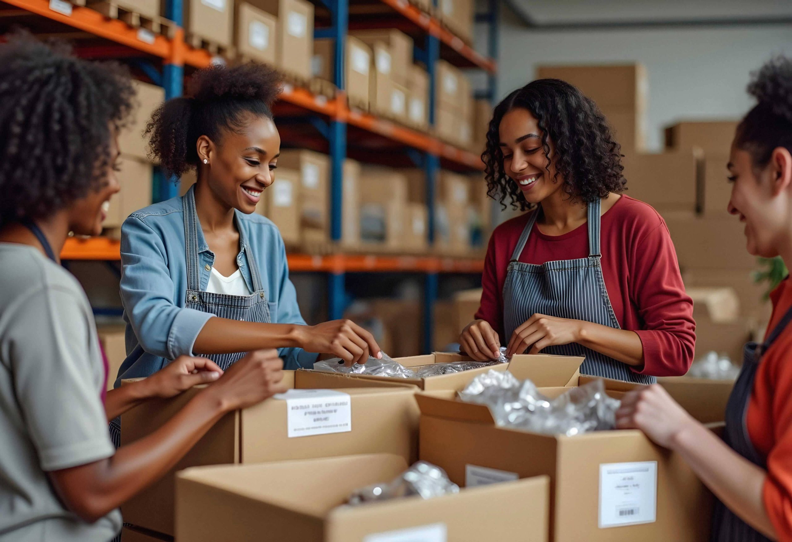 Team working together